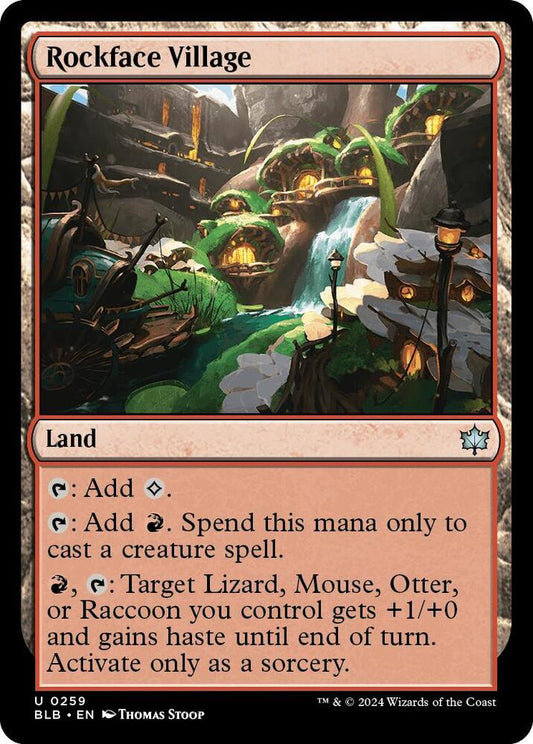 Image for Rockface Village (259) (BLB) - Magic: The Gathering