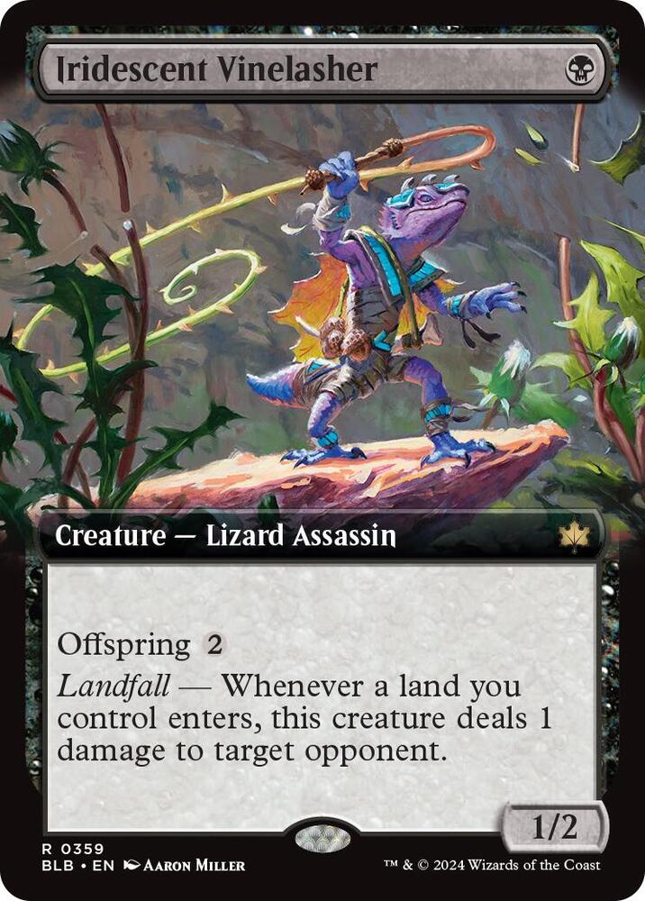 Iridescent Vinelasher (Extended Art) (359) (BLB)