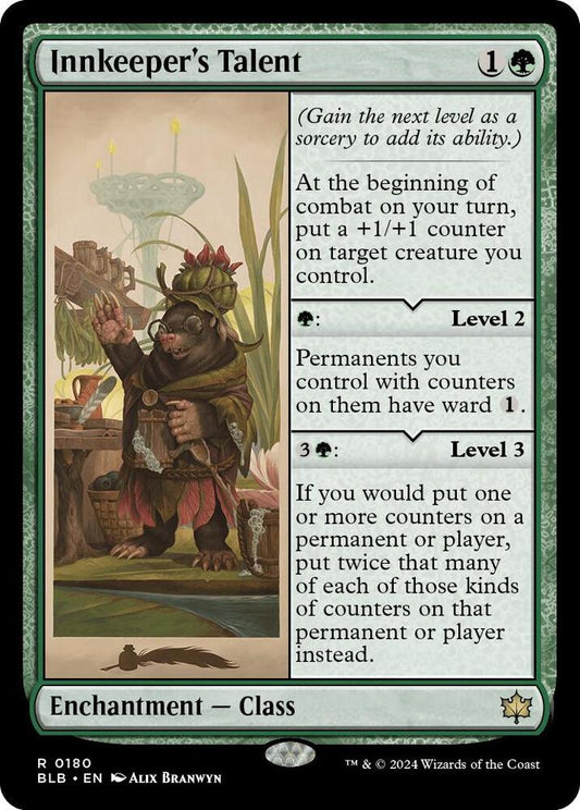 Image for Innkeeper's Talent (180) (BLB) - Magic: The Gathering