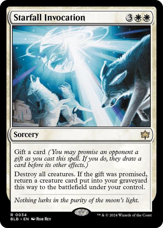 Image for Starfall Invocation (34) (BLB) - Magic: The Gathering