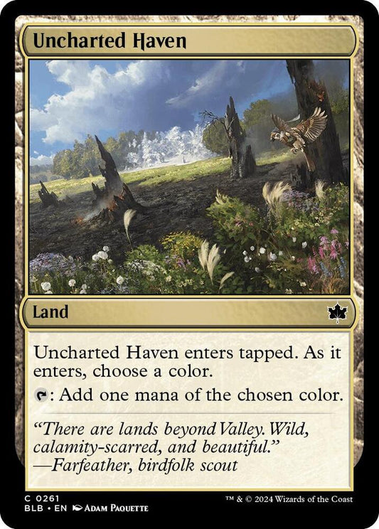 Image for Uncharted Haven (261) (BLB) - Magic: The Gathering