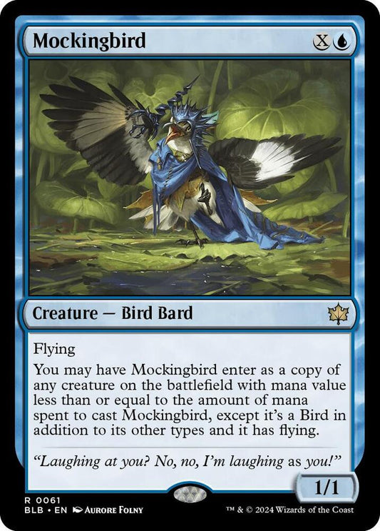Image for Mockingbird (61) (BLB) - Magic: The Gathering