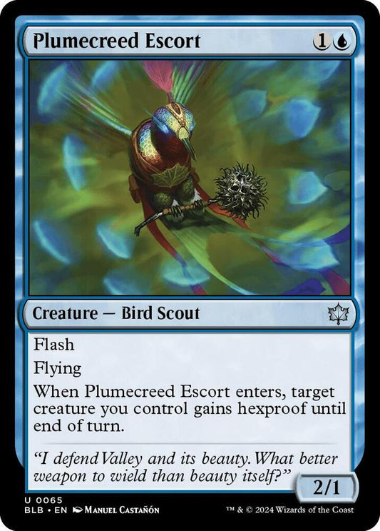 Image for Plumecreed Escort (65) (BLB) - Magic: The Gathering