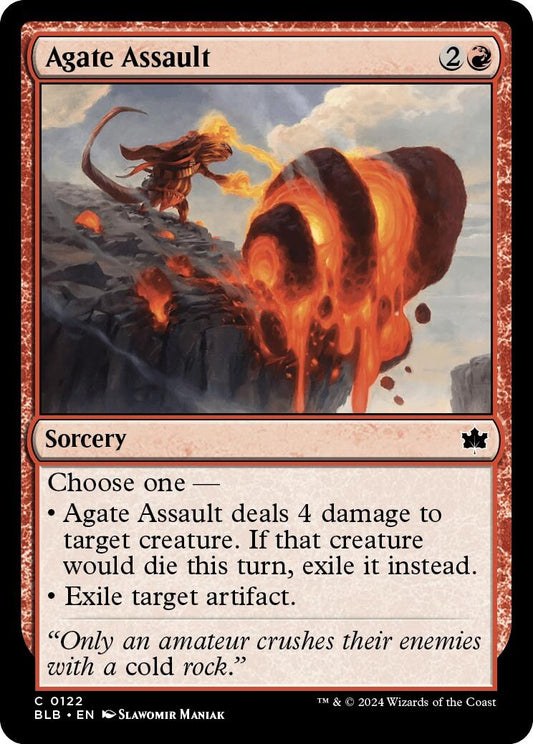 Image for Agate Assault (122) (BLB) - Magic: The Gathering