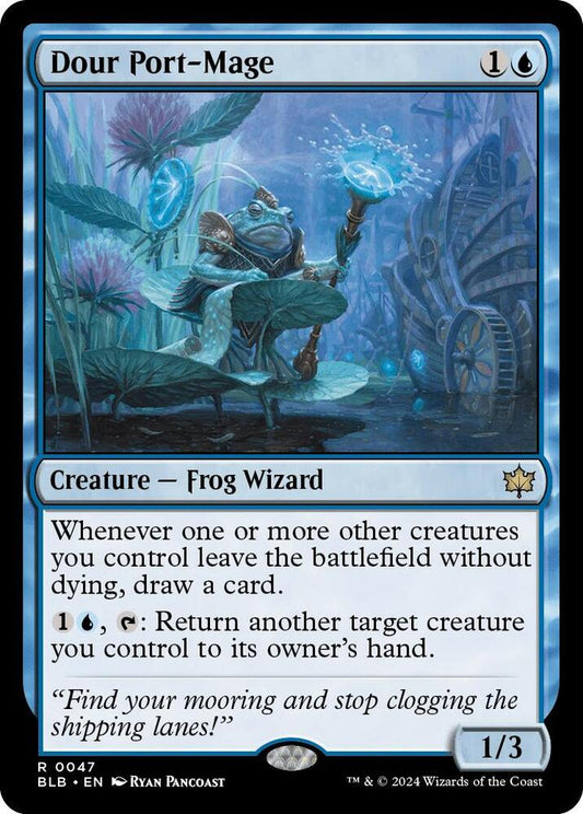 Image for Dour Port-Mage (47) (BLB) - Magic: The Gathering