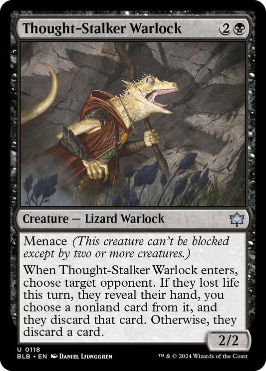 Image for Thought-Stalker Warlock (118) (BLB) - Magic: The Gathering