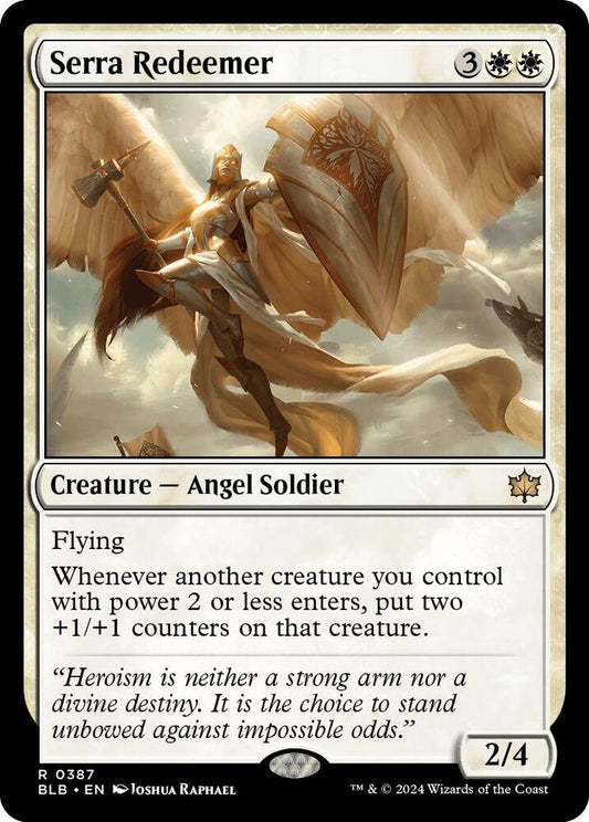 Image for Serra Redeemer (387) (BLB) - Magic: The Gathering