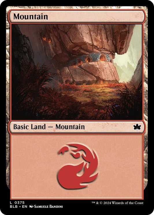 Image for Mountain (0375) (375) (BLB) - Magic: The Gathering