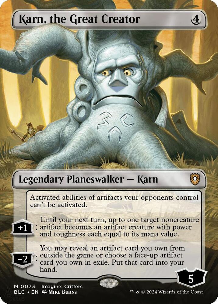 Karn, the Great Creator (Borderless) (73) (BLC)