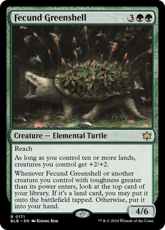 Image for Fecund Greenshell (171) (BLB) - Magic: The Gathering