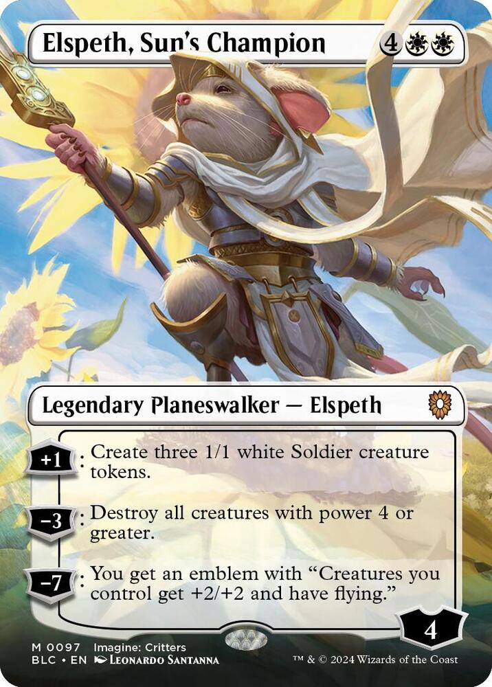 Elspeth, Sun's Champion (Borderless) (97) (BLC)