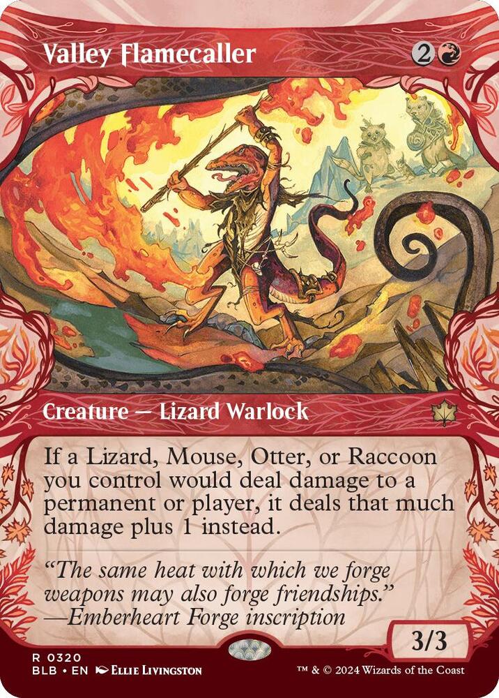 Valley Flamecaller (Showcase) (320) (BLB)