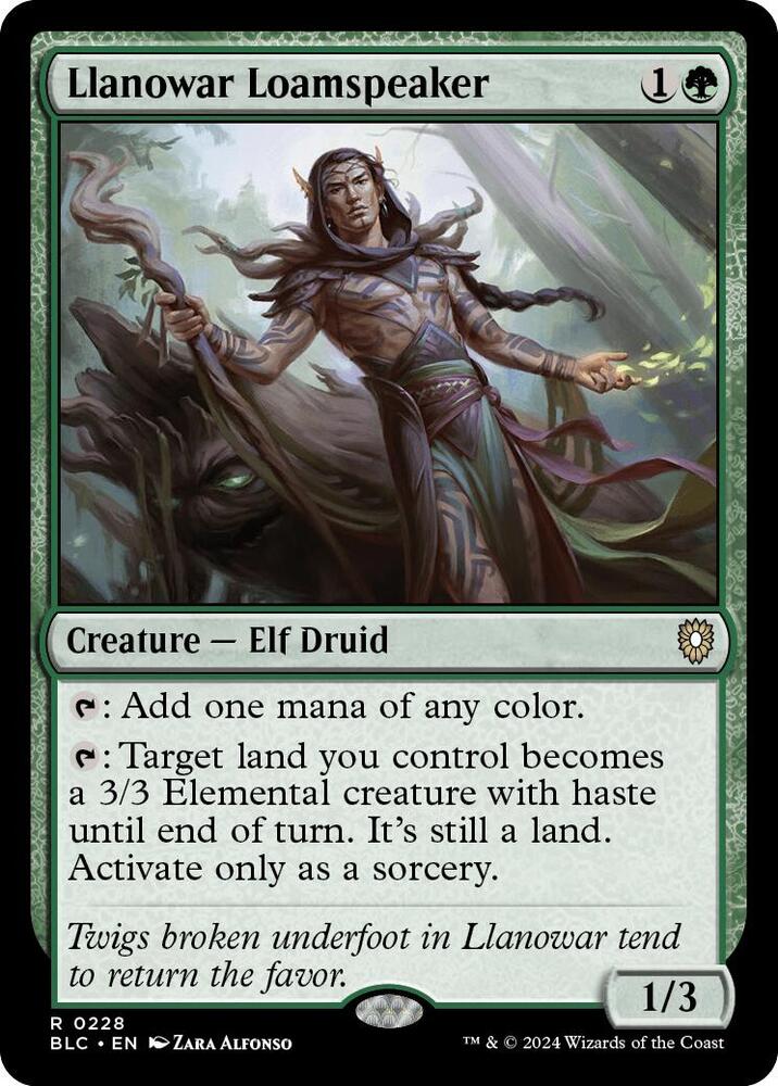 Llanowar Loamspeaker (228) (BLC)