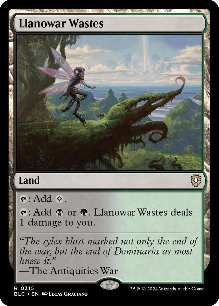 Llanowar Wastes (315) (BLC)