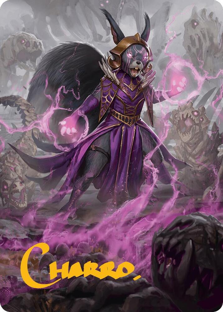 Liliana of the Dark Realms Art Card (Gold-Stamped Signature) (51) (ASBLB)