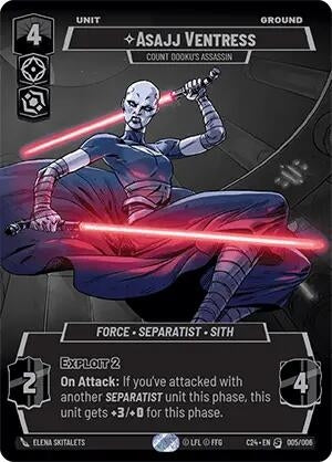 Asajj Ventress - Count Dooku's Assassin (005/006) (CE2024)