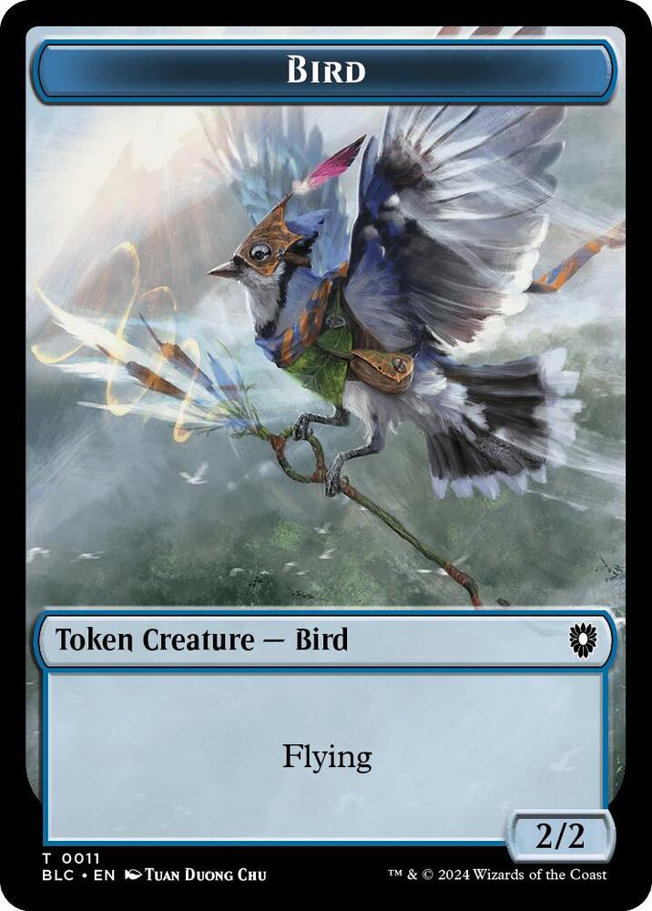 Bird (0011) // Shark Double-Sided Token (11 // 16) (BLC)