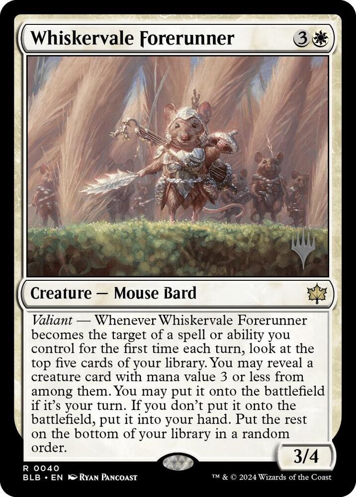 Whiskervale Forerunner (40) (PPBLB)