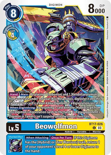 Beowolfmon (BT17-026 C) (BT-17)