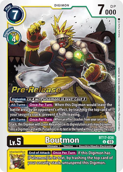 Boutmon (BT17-036 U) (BT-17_PR)