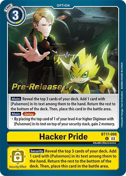 Hacker Pride (BT17-098 U) (BT-17_PR)