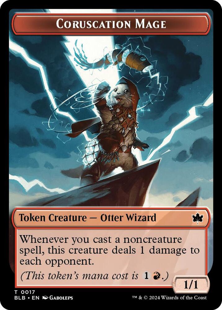 Coruscation Mage Token (17) (BLB)