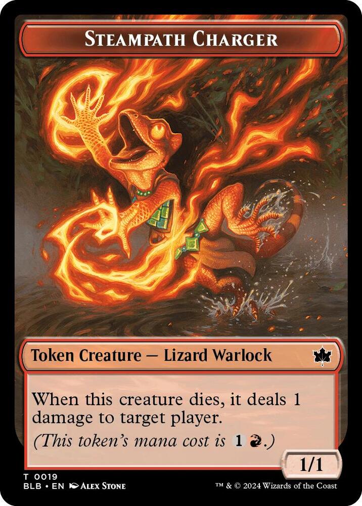 Steampath Charger Token (19) (BLB)