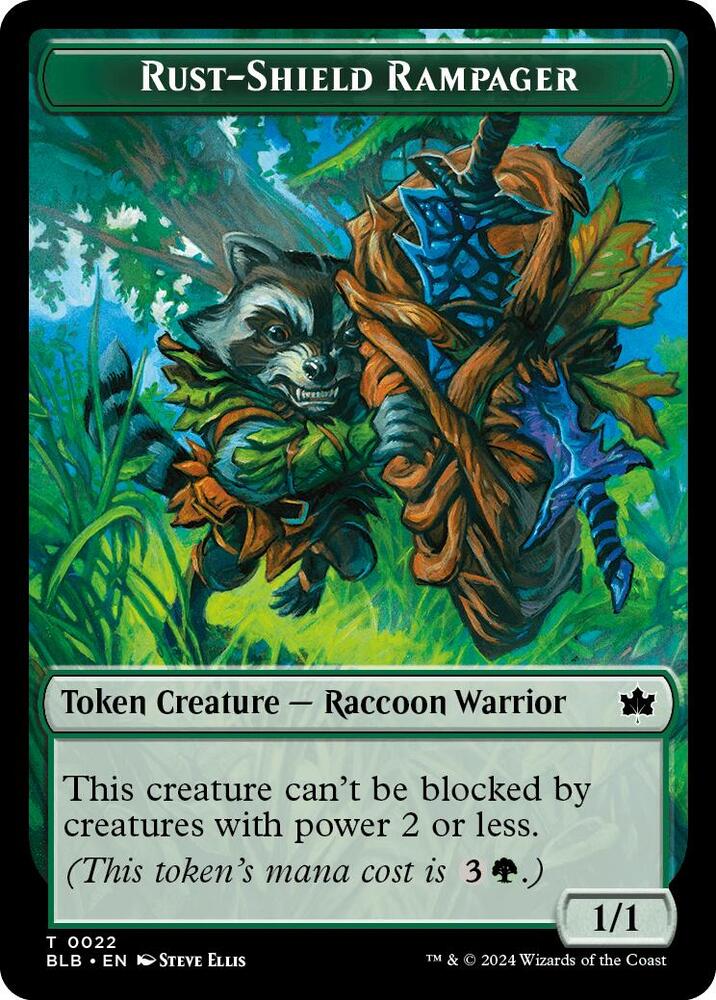 Rust-Shield Rampager Token (22) (BLB)