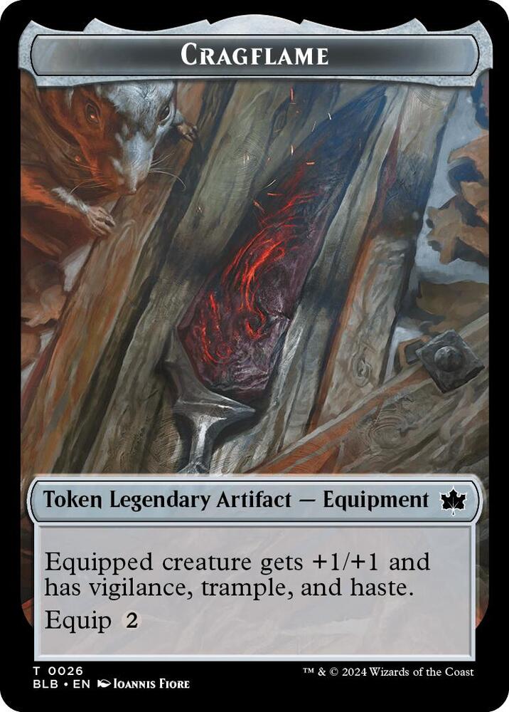 Cragflame // Starscape Cleric Double-Sided Token (26 // 15) (BLB)