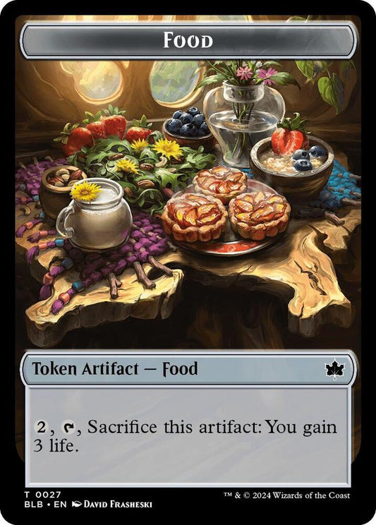 Image for Food // Pawpatch Recruit Double-Sided Token (27 // 21) (BLB) - Magic: The Gathering