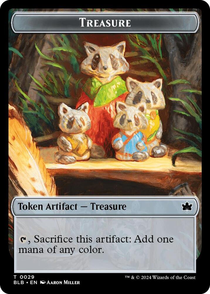 Treasure // Steampath Charger Double-Sided Token (29 // 19) (BLB)