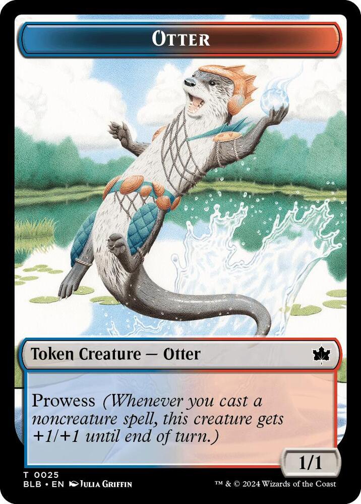 Otter // Copy Double-Sided Token (25 // 1) (BLB)