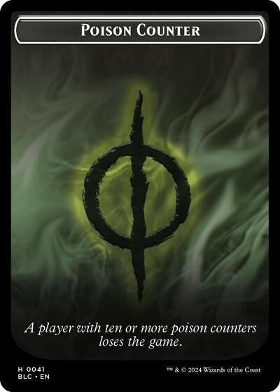 Poison Counter // Rabbit Double-Sided Token (41 // 3) (BLC)