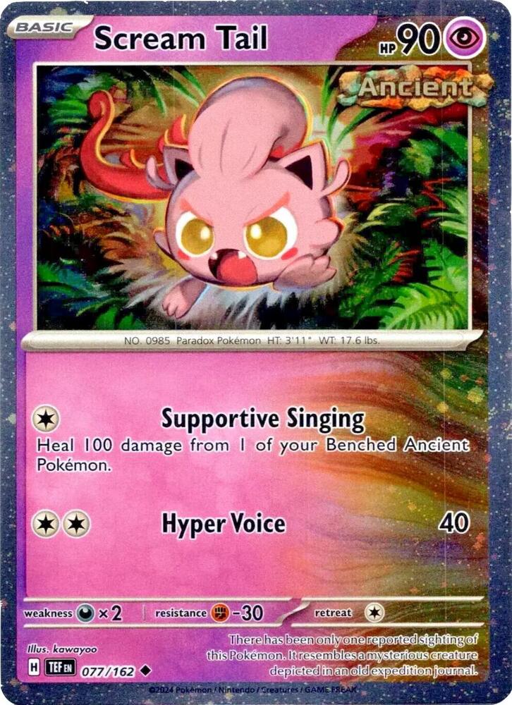 Scream Tail - 077/162 (Cosmos Holo) (077/162) (MCAP)