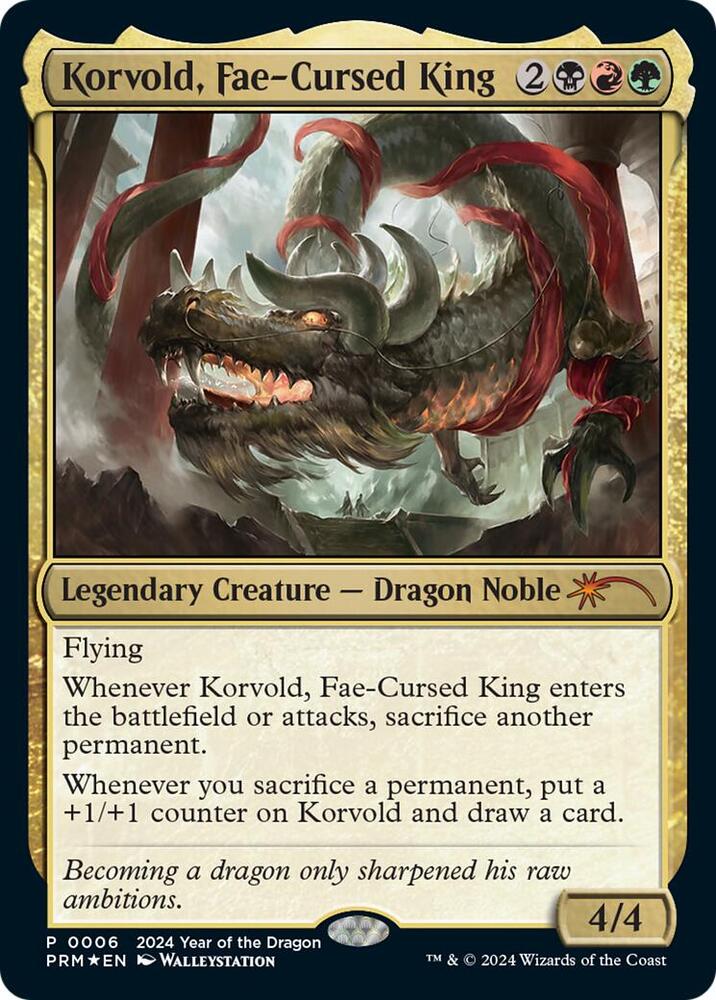 Korvold, Fae-Cursed King (Year of the Dragon 2024) (6) (SSP)