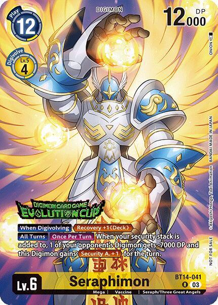 Seraphimon (August 2024 Evolution Cup Participant) (BT14-041 R) (BT-14)