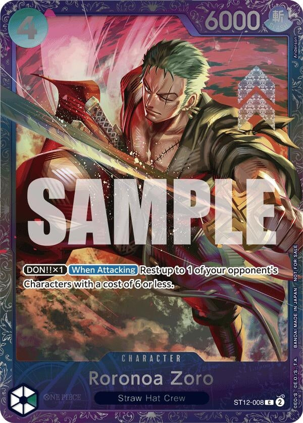 Roronoa Zoro (Treasure Cup 2024) (ST12-008) (OP-PR)