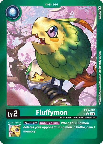Fluffymon (Foil) (EX7-004 U) (EX-07)