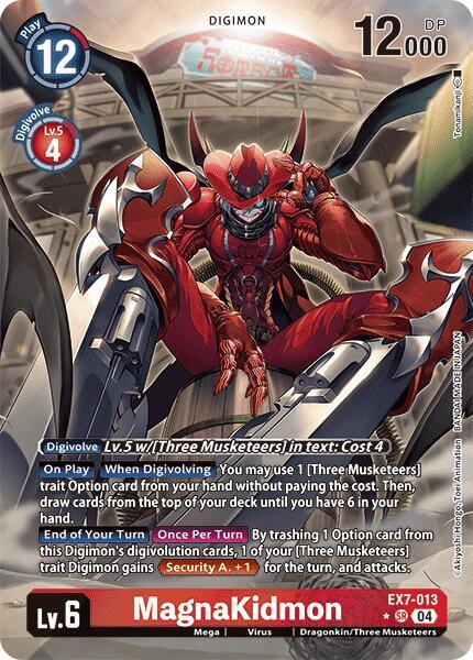 MagnaKidmon (Alternate Art) (EX7-013 SR) (EX-07)