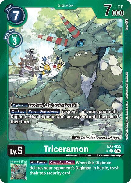 Triceramon (Foil) (EX7-035 C) (EX-07)