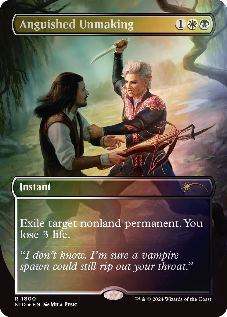 Anguished Unmaking (1800) (Rainbow Foil) (1800) (SLD)