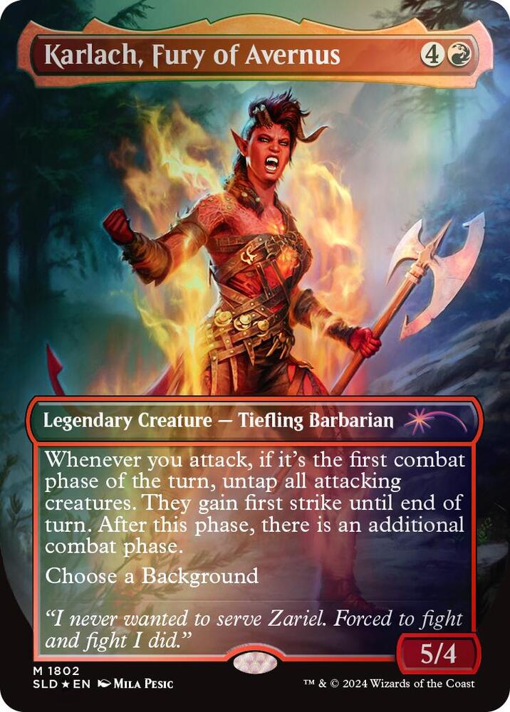 Karlach, Fury of Avernus (Rainbow Foil) (1802) (SLD)