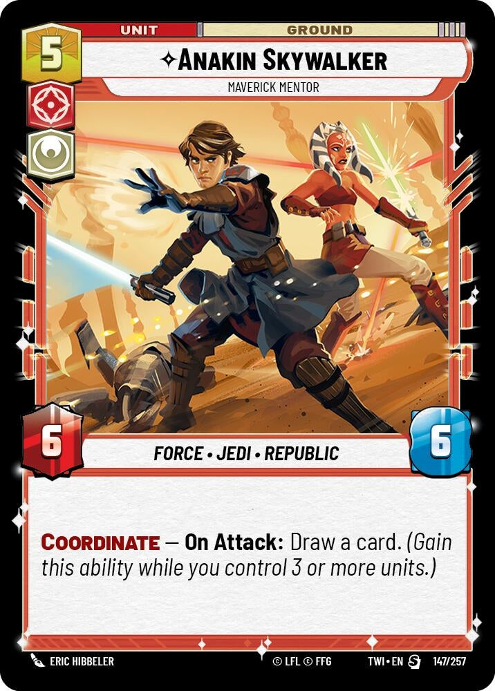 Anakin Skywalker - Maverick Mentor (147/257) (TWI)