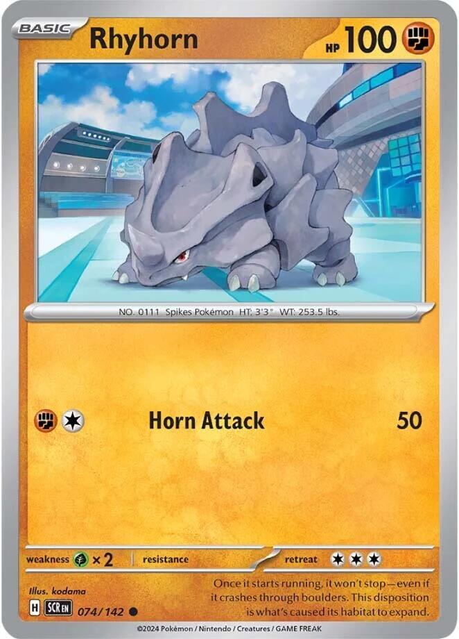 Rhyhorn (074/142) (SCR)