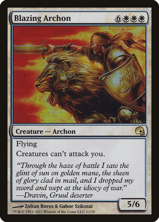 Image for Blazing Archon (11) (GRV) - Magic: The Gathering
