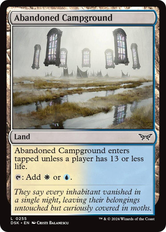Image for Abandoned Campground (255) (DSK) - Magic: The Gathering