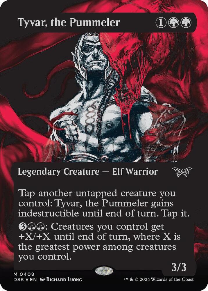 Tyvar, the Pummeler (Showcase) (Textured Foil) (408) (DSK)