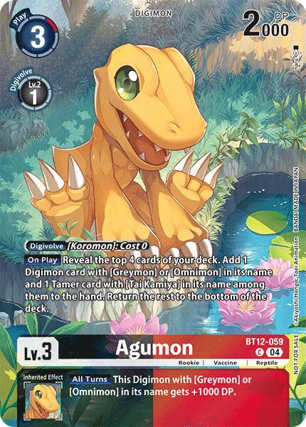 Agumon - BT12-059 (Legend Pack 2024) (BT12-059 C) (BT-12)
