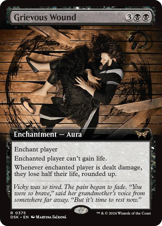 Image for Grievous Wound (Extended Art) (375) (DSK) - Magic: The Gathering