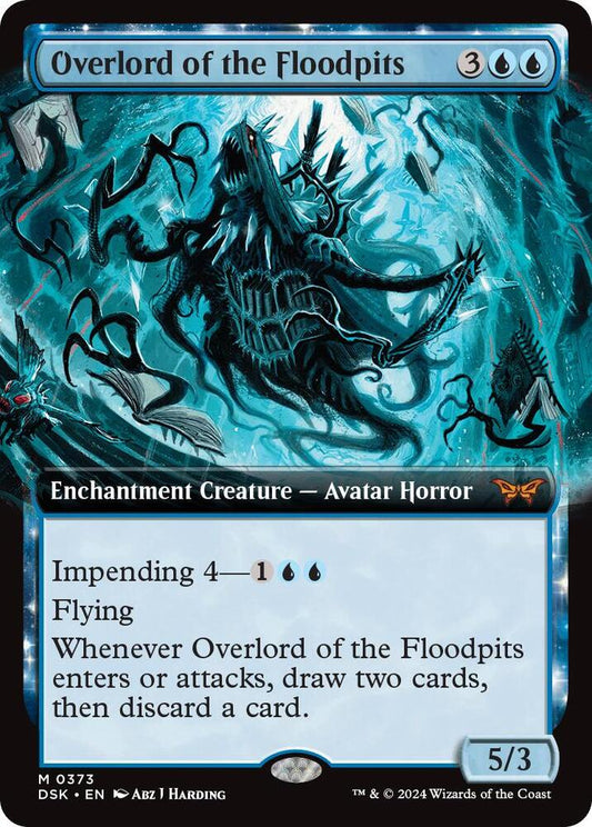 Image for Overlord of the Floodpits (Extended Art) (373) (DSK) - Magic: The Gathering